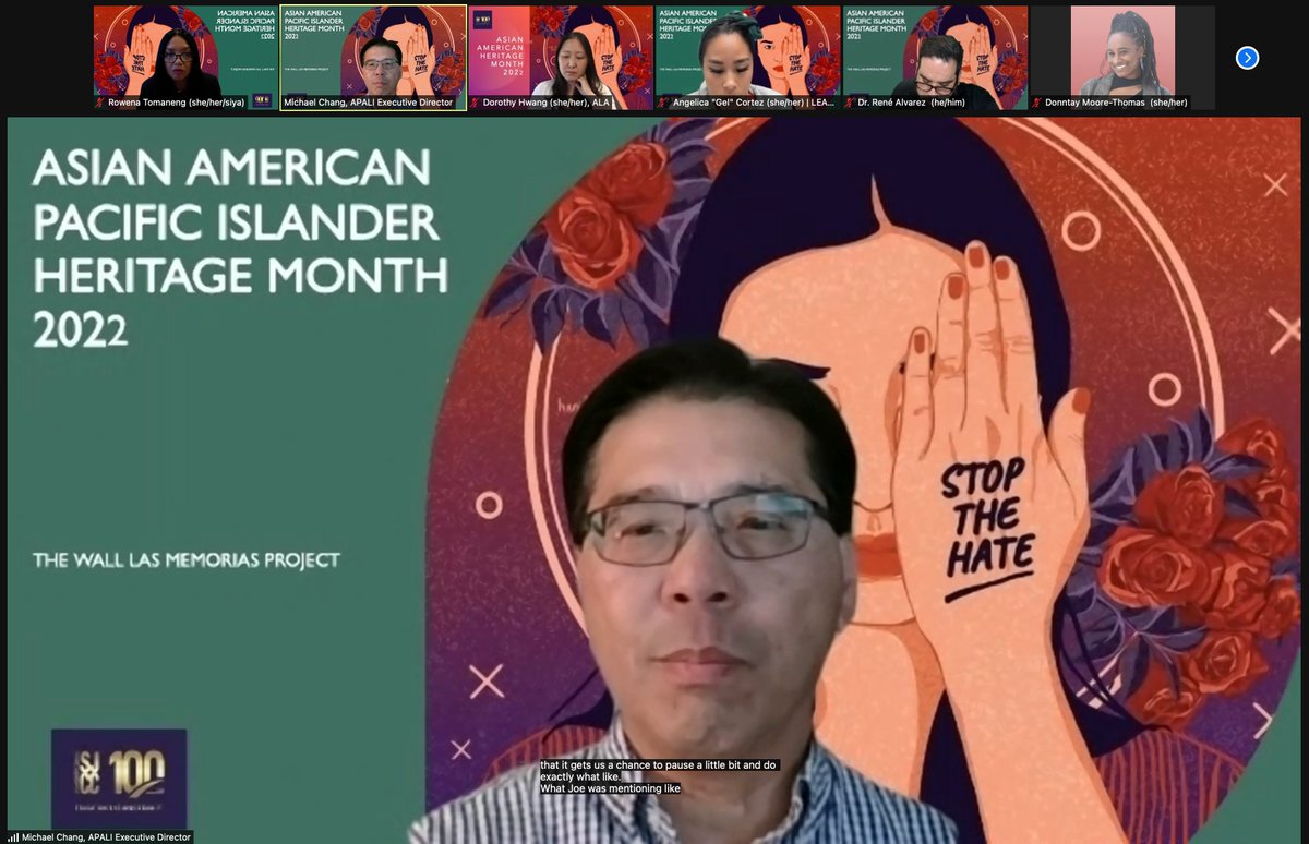 R_TomanengEdD's tweet photo. "Fighting hate and racism is multidimensional and requires cross-racial collective action!" #DorothyHwang, #AsianLawAlliance ๐๐๐ #AAPIHM2022 #StopAAPIHate #NoPlaceForHateCA
@THECOALITIONCC @LatinaCoalition @CCCOLEGAS @A2MEND2006 @APAHENational @WHIAANHPI @CAcommissionAPI https://t.co/WEA2BEVqwN