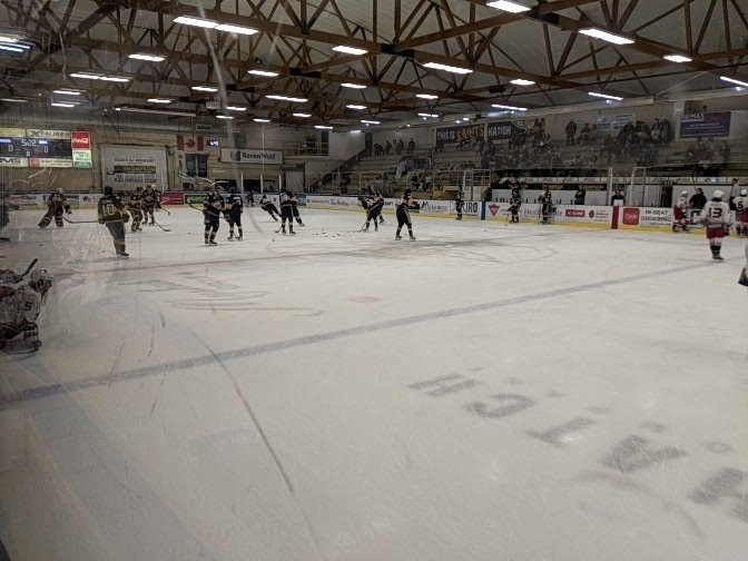JeffTokarSG's tweet photo. LET'S GO SAINTS!! Huge Game 4 tonight at Grant Fuhr Arena. @sgsaints are gonna bounce back tonight, baby!!#excited #saintsnation #mission6 https://t.co/2UaQY6vPrJ
