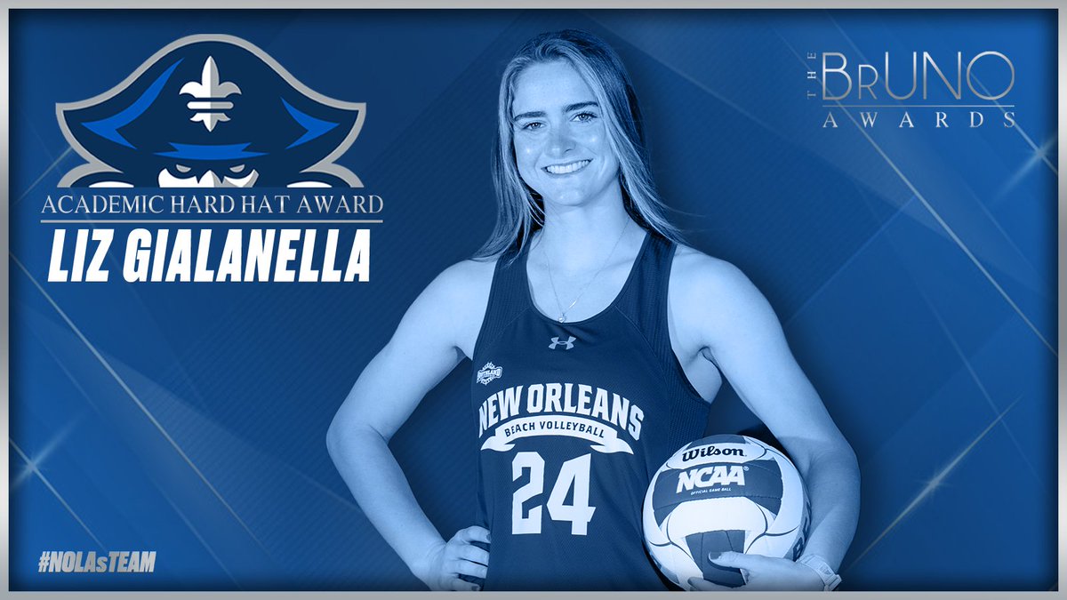 ACADEMIC HARD HAT AWARD: FEMALE🏆

➡️ Liz Gialanella, Beach Volleyball

#NOLAsTeam⚔️ x #BrUNOs22