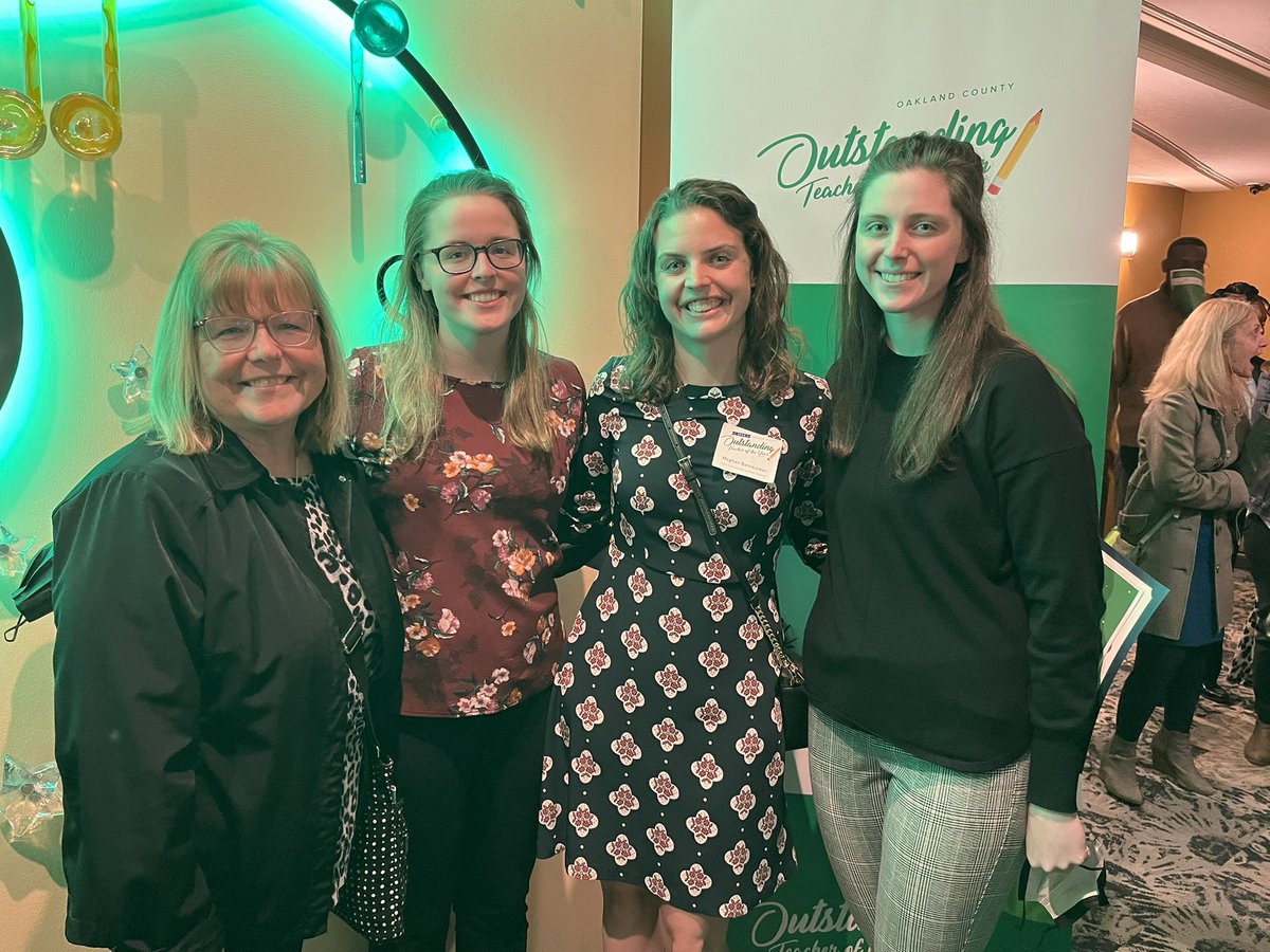 MBarnauskas's tweet photo. What an honor and a joy to be celebrated tonight with some of my biggest supporters! I am thankful for the opportunities that @NCSD has given me to grow as an educator over the past four years, & I am so lucky to work with such wonderful students & collegues π #OTOY22 #NoviPride https://t.co/2CvlNbOAzr