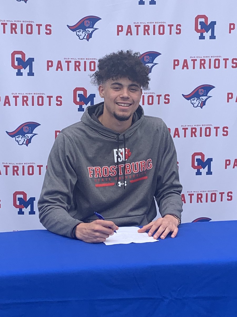 Myles Fulton will continue his football career at Frostburg State University. <a href="/OldMillHSAACPS/">OldMillHS-AACPS</a>