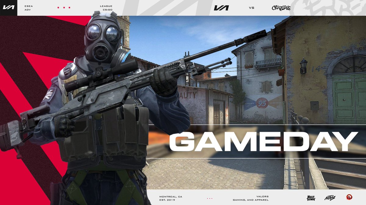 Game 4 starts today at ESEA season 41! With the win from our previous game our team is ready to take on <a href="/CerberusATL/">Cerberus</a>! 

<a href="/sup3rant/">sup3rant</a> 
@YuZCSGO 
@itsTenski 
<a href="/MelioFPS/">Cedric perrault</a> 
<a href="/GabieCSGO/">Gabie</a> 

Stream: m.twitch.tv/cerberusatl
