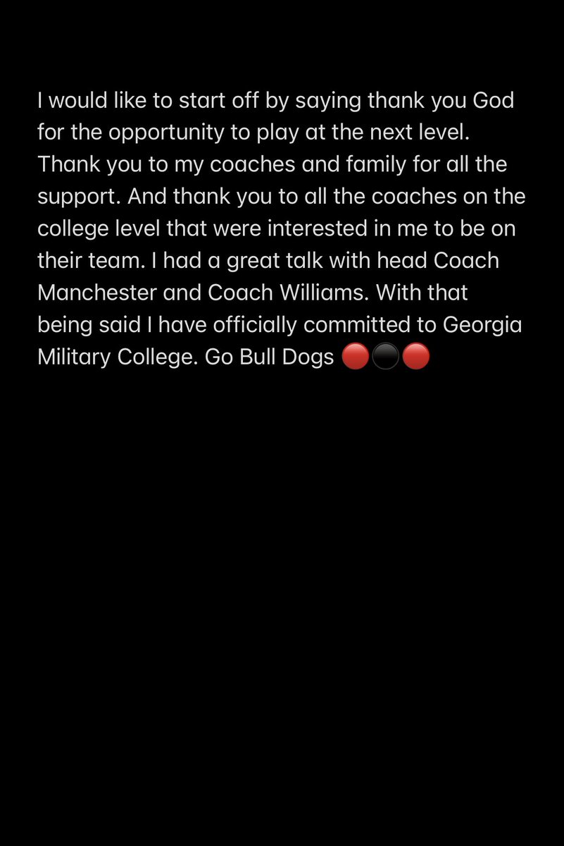 wyatt Hurst (@wyatthurst8) on Twitter photo #AGTG I’m blessed so much. But now it’s time to get to work. Fully committed! Go Bull Dogs!! #Committed <a href="/rockerlee229/">The Rocker Lee</a> <a href="/LeeAthletics1/">LEE ATHLETICS</a> <a href="/WALBNews10/">WALB News 10</a> <a href="/RecruitGeorgia/">Recruit Georgia</a> <a href="/StovallAthletic/">Stovall Athletics</a> <a href="/KohlsKicking/">Kohl's Kicking Camps</a> <a href="/GMC_Football/">GMC Football</a> <a href="/_CoachPWilliams/">Parker Williams</a> <a href="/Albany_Herald/">The Albany Herald</a> <a href="/Coach_Watters/">Rusty Watters</a> #AGTG I’m blessed so much. But now it’s time to get to work. Fully committed! Go Bull Dogs!! #Committed <a href="/rockerlee229/">The Rocker Lee</a> <a href="/LeeAthletics1/">LEE ATHLETICS</a> <a href="/WALBNews10/">WALB News 10</a> <a href="/RecruitGeorgia/">Recruit Georgia</a> <a href="/StovallAthletic/">Stovall Athletics</a> <a href="/KohlsKicking/">Kohl's Kicking Camps</a> <a href="/GMC_Football/">GMC Football</a> <a href="/_CoachPWilliams/">Parker Williams</a> <a href="/Albany_Herald/">The Albany Herald</a> <a href="/Coach_Watters/">Rusty Watters</a>