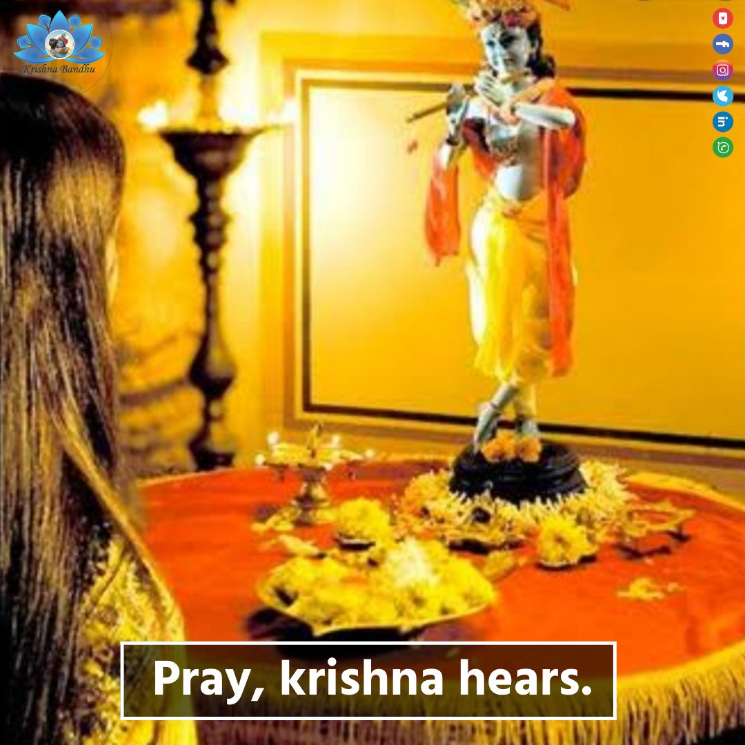 KrishnaBandhu4's tweet photo. Pray, pray, pray!!! Kṛṣṇa will really hear our heart.

#KrishnaBandhu #Krishna #Spirituality #LISA https://t.co/C0FQKpuBNl