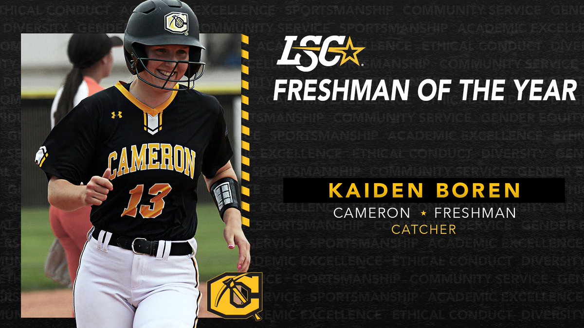 Congratulations to 2022 #LSCsb Freshman of the Year Kaiden Boren of @cameronaggies! 🥎

🔗 bit.ly/3yf7FSI