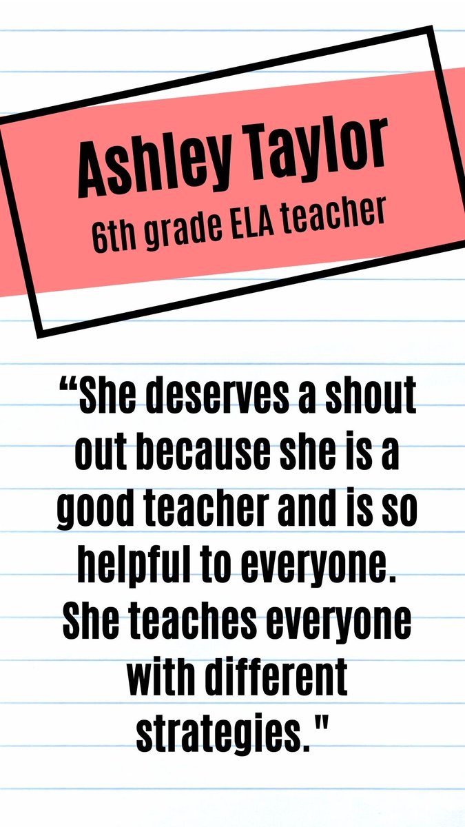 scs_ptsa's tweet image. #SCSTAW2022 #SCSTeacherShoutOuts
It&apos;s Ashley Taylor!