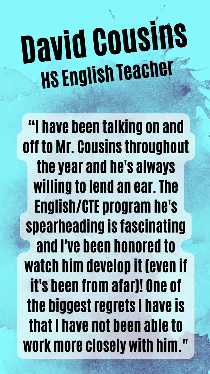 scs_ptsa's tweet image. #SCSTeacherShoutOuts #SCSTAW2022 
It&apos;s David Cousins!