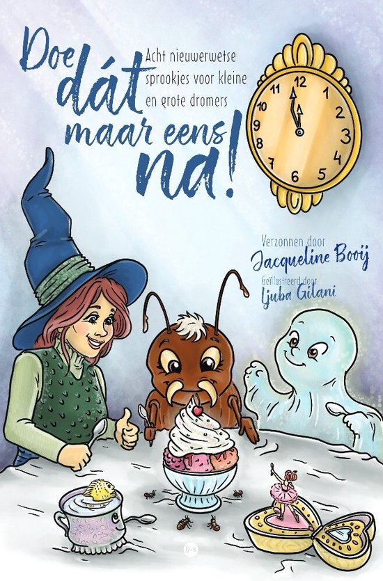 "Acht nieuwerwetse sprookjes voor kleine en grote dromers"
Vandaag in de schijnwerpers: 'Doe dát maar eens na!' verzonnen door Jacqueline Booij, met illustraties van Ljuba Gilani. 
graaggelezen.blogspot.com/2022/05/vandaa…