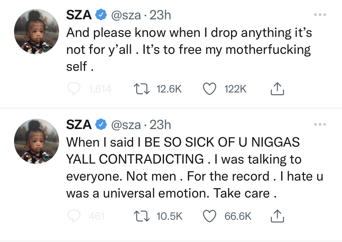 hyemburger_'s tweet photo. so based on these series of tweets, i think @sza may have entered the bagel https://t.co/eaUSdj1R2K