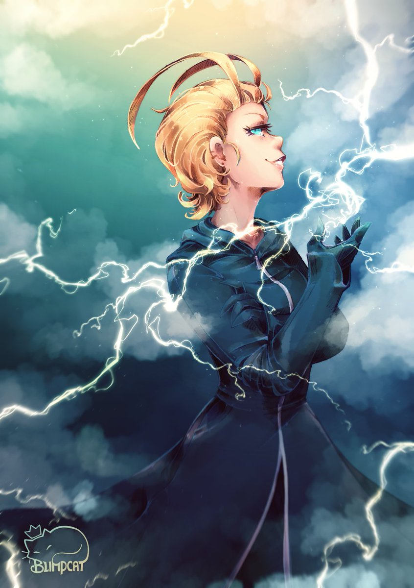 Blimpcatt's tweet photo. ⚡⚡⚡

My contribution to the @Larxine_ zine!! Thanks for the opportunity! :)
#Larxene #KingdomHearts #KH3 https://t.co/MlY8oUfzDE