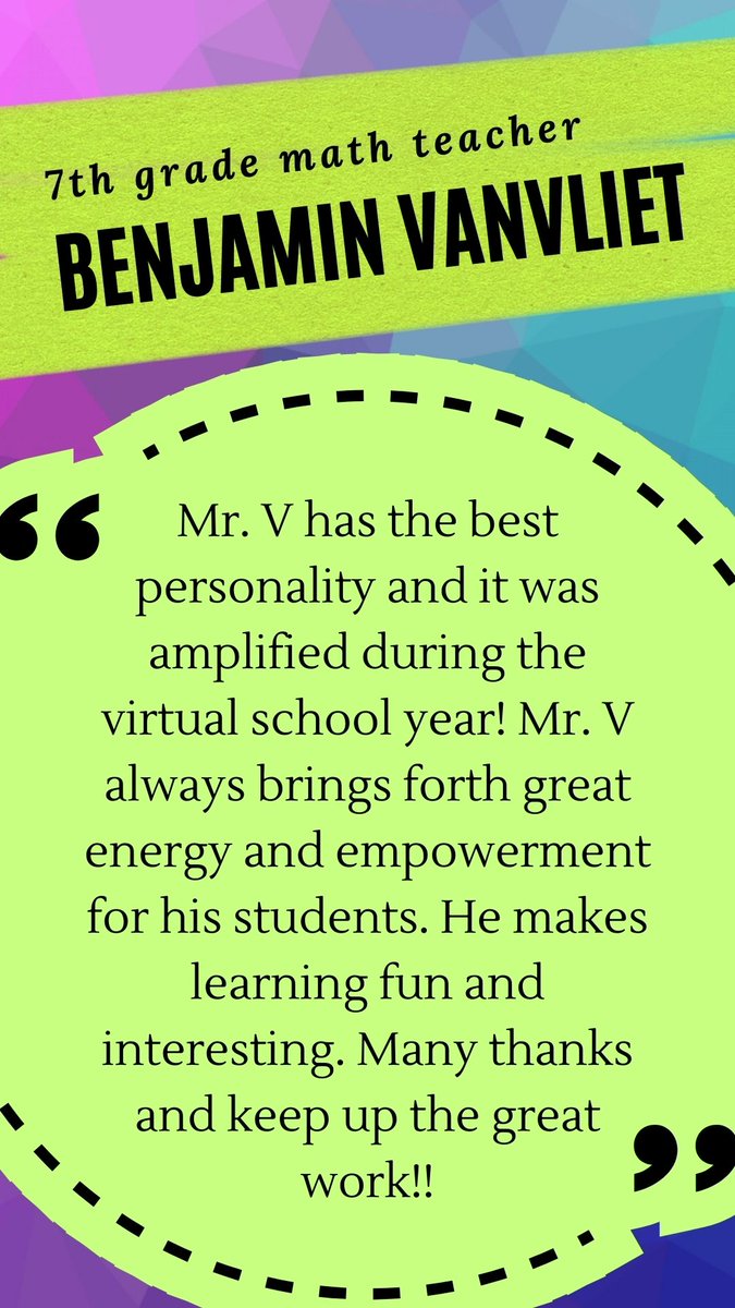 scs_ptsa's tweet image. #SCSTeacherShoutOuts #SCSTAW2022 
It&apos;s Benjamin VanVliet!