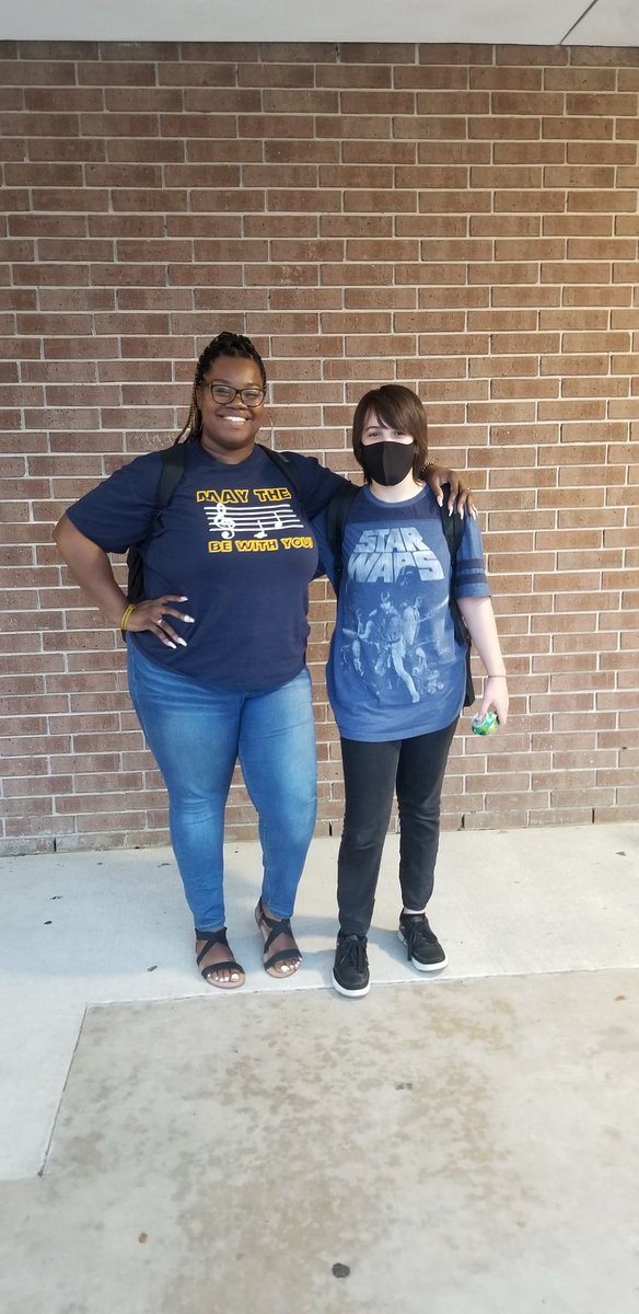 Tonight, we had a great Rehearsal with <a href="/PlummerMSChoir/">Megan Truelson</a> for our joint trip to San Antonio on Saturday! This was so much fun! Greatest idea ever! 

May the 4th (force) be with you! 

<a href="/Ljeffe3/">Lanetha Jefferson, M.Ed. 🎶</a> <a href="/TeagueMS_AISD/">Teague Middle School</a> <a href="/aldinefinearts/">Aldine ISD Performing Arts</a>