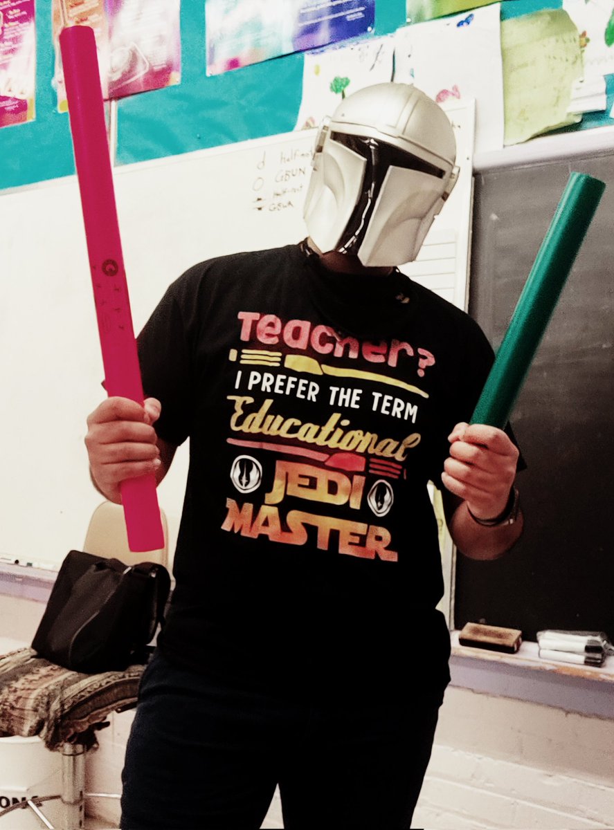 classycolla's tweet photo. @stbrigidtcdsb 
These young padawans have been training in the ways of the force. With star wars rounds, saber rhythms, and John Williams scarf conducting! May the fourth be with you! Tomorrow they follow up with the "Revenge of the 5th" #StarWarsDay #MayThe4th https://t.co/WqwDO6wlLG