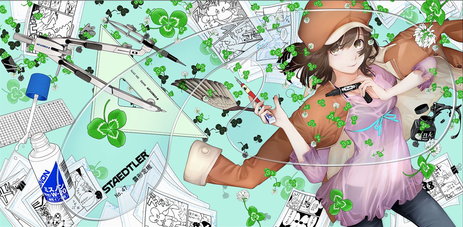 大暮維人 Oh Great お知らせ 5月18日は化物語の新刊 17巻が発売です 特装版のイラストは撫子 さんで 背景はシロツメクサ 花言葉は 幸運 私のものになって ですが 同時に 復讐 という意味も 恋が成就せずに道を踏み外すのは羽川だけではなかっ