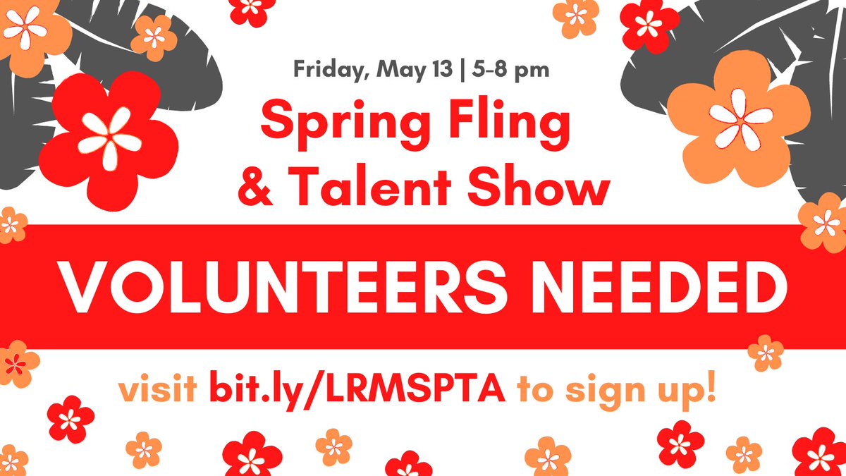 Lufkin Road Middle School PTA (@lufkinpta) on Twitter photo Lufkin Parents! Your help is needed for Spring Fling 2022. Sign up to volunteer at signupgenius.com/go/5080a49a5a8…
Thanks in advance for helping us make this a middle school memory our kids won't forget!
<a href="/lufkintweets/">Lufkin Road Middle School</a> Lufkin Parents! Your help is needed for Spring Fling 2022. Sign up to volunteer at signupgenius.com/go/5080a49a5a8…
Thanks in advance for helping us make this a middle school memory our kids won't forget!
<a href="/lufkintweets/">Lufkin Road Middle School</a>