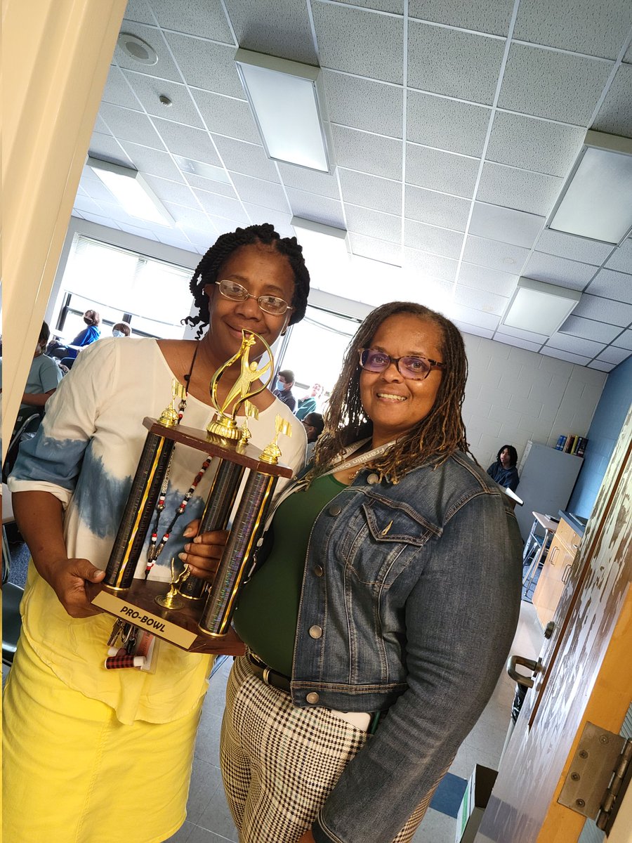Pro-Bowl is back again and these teachers are really getting into it.  I am so proud of Mrs. Cooke at BMS, a staple in the building and helping our students rise to the top.  7th grade ELA academic winner this week is Mrs. Joyce Cooke.