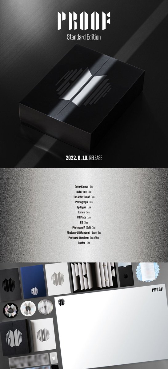 BrazilianArmys's tweet photo. [📰] Existem 2 tipos de edições para o álbum antológico do BTS 'Proof'!

- Edição Padrão
- Edição compacta

© ZER0XBLACK | @BTS_twt #BTS #BTSARMY https://t.co/nAZ5HMDscT