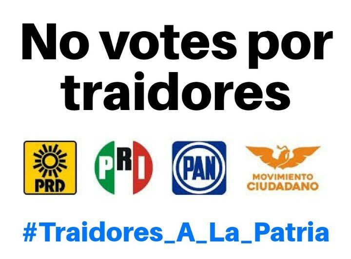 tilin1972's tweet photo. @JorgeRoHe @diputadospan @PANDurangoCDE @PANDurangoCDM #Clavillazo, #NiPerdónNiOlvido 
#TRAIDORES_A_LA_PATRIA 
#TRAIDORES_A_LA_PATRIA18 
#OposicionMoralmenteDerrotada 
#OposicionMiserableMezquina
#NosSobran223 https://t.co/vc328A3omE