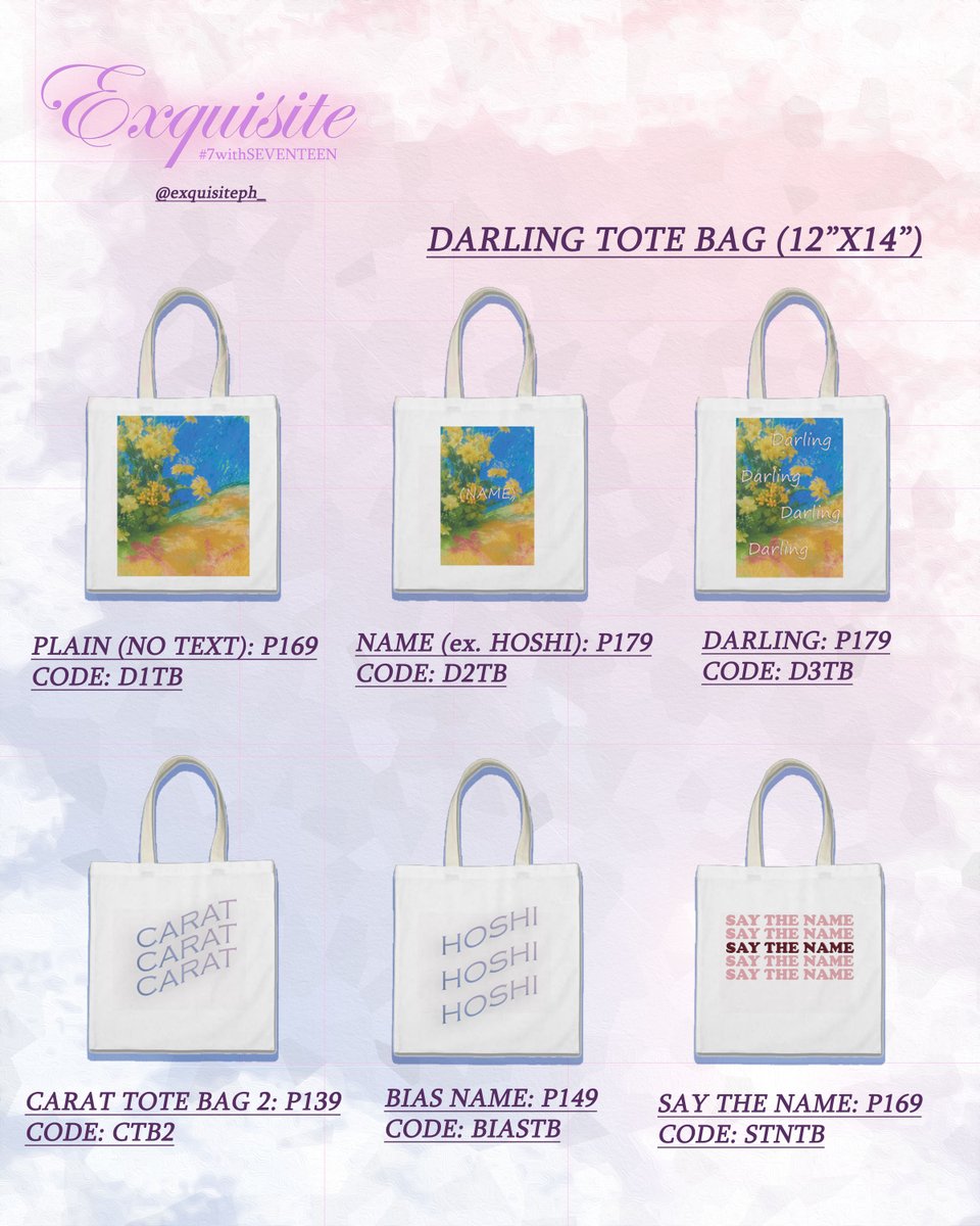 CabCaratEvents's tweet photo. 𖧷 DOO: MAY 14, 10PM
𖧷 DOP: MAY 15, 5PM.
𖧷 ETA (for non attendees): 1st/2nd week of APRIL
𖧷 ATTENDEES WILL RECEIVE THEIR ORDER ON EXACT DATE OF THE EVENT.
#ExquisitePH #7withSEVENTEEN
MOP: GCash, Palawan Express (Payment Form posted on this thread) https://t.co/PuSSbK5bo1