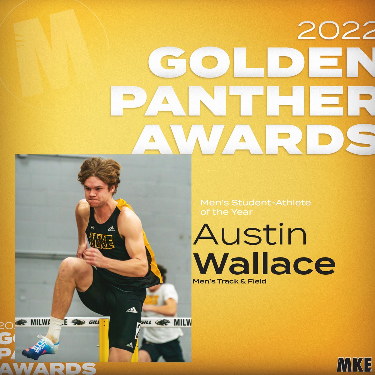 MKE_Academics's tweet photo. Men's Student-Athlete of the Year ✅
@MKE_TFXC 

#2022GoldenPanthers | #UnitedWeRoar https://t.co/kUojnb6KUq