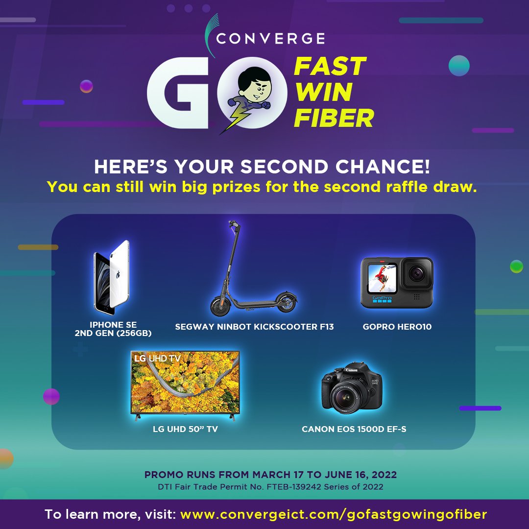 ExperienceCNVRG's tweet photo. Segway Ninbot Kickscooter ang perfect partner this summer na pwede mong mapalanunan kapag nag apply ka ng Fiber X or Fiber X Time of Day online!
Apply Now: https://t.co/kThQvZcGAY
See full mechanics at https://t.co/b25dhEVBV3
#GoFastGoWinGoFiber https://t.co/dji1XPGFRl