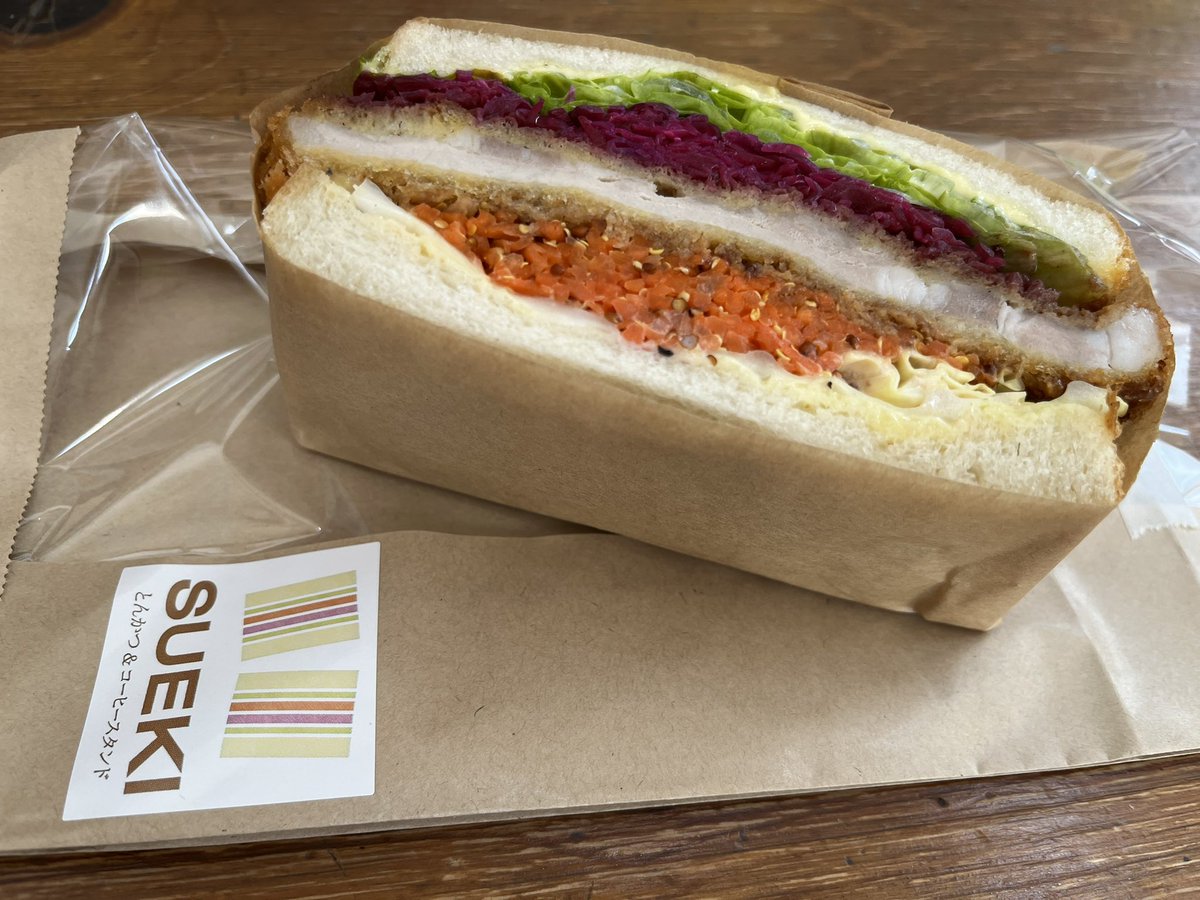 ruro_uni_tkr's tweet image. 美しくて美味しい
おすすめカツサンド
#SUEKI