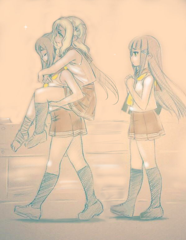 黒澤ダイヤ ,松浦果南 ,小原鞠莉 「Don't worry 」|sinano-ya@twoのイラスト