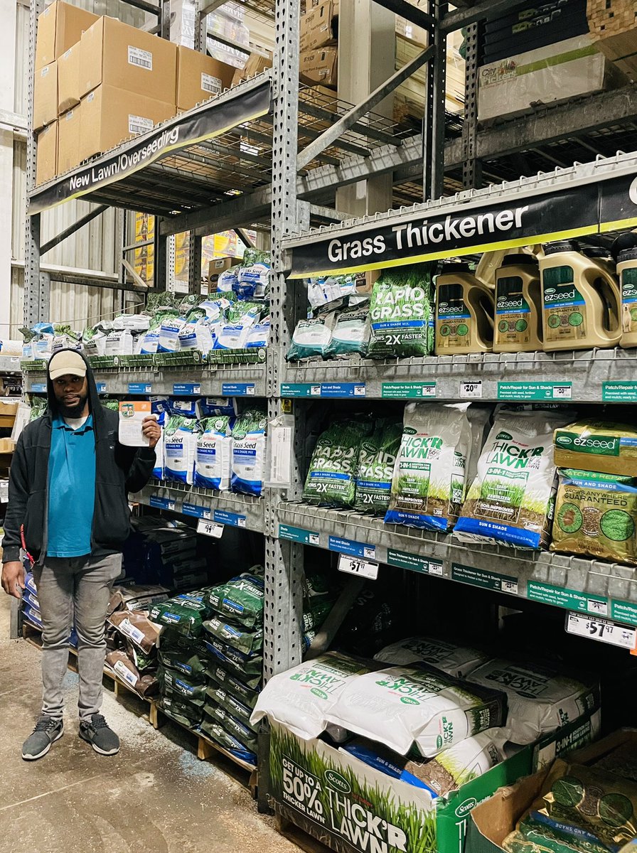 Richie Simms (@richiesimms90) on Twitter photo Thank you to D28 Recovery associate Kadean for an amazing job with ensuring we are back in stock in the grass seed aisle !! @JenThePlantLady <a href="/Mike_Attar/">Mike Attar</a> <a href="/MannyHomem/">Manny Homem</a> Thank you to D28 Recovery associate Kadean for an amazing job with ensuring we are back in stock in the grass seed aisle !! @JenThePlantLady <a href="/Mike_Attar/">Mike Attar</a> <a href="/MannyHomem/">Manny Homem</a>