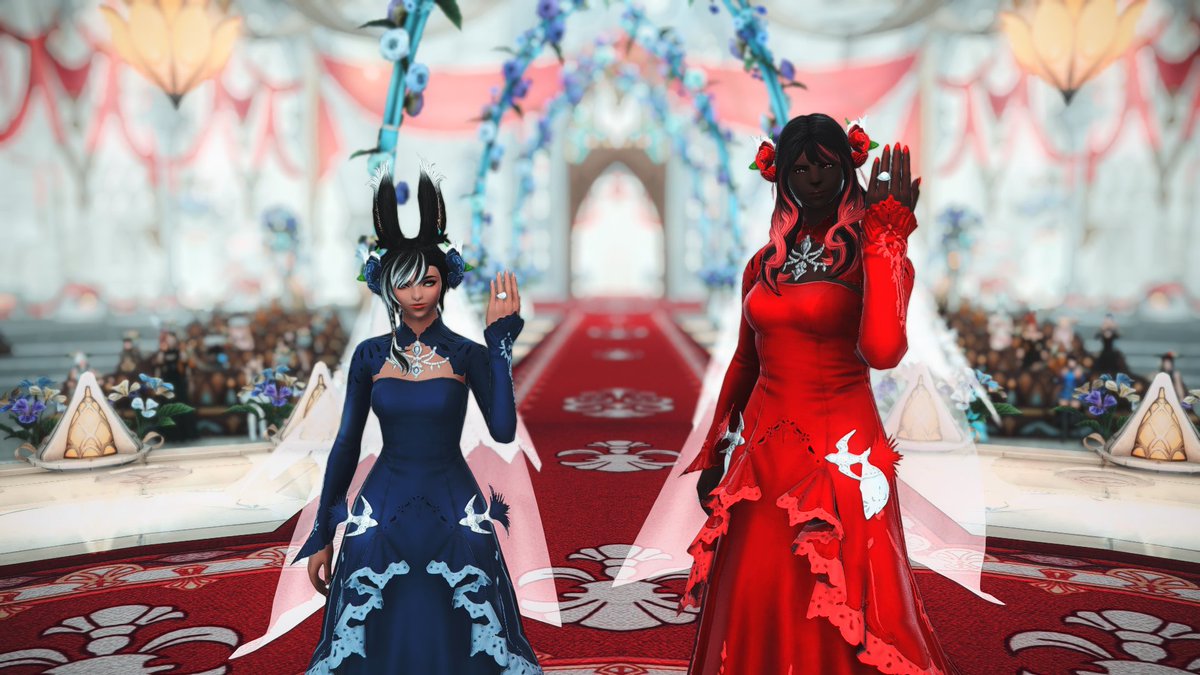 tinyhoneywillow's tweet photo. had a wonderful time at @framwyrmsbane and rex's wedding!! also, we totally aren't conducting a suspicious moogle summoning ritual at the end : )
#meidogram https://t.co/w0XEPPr773