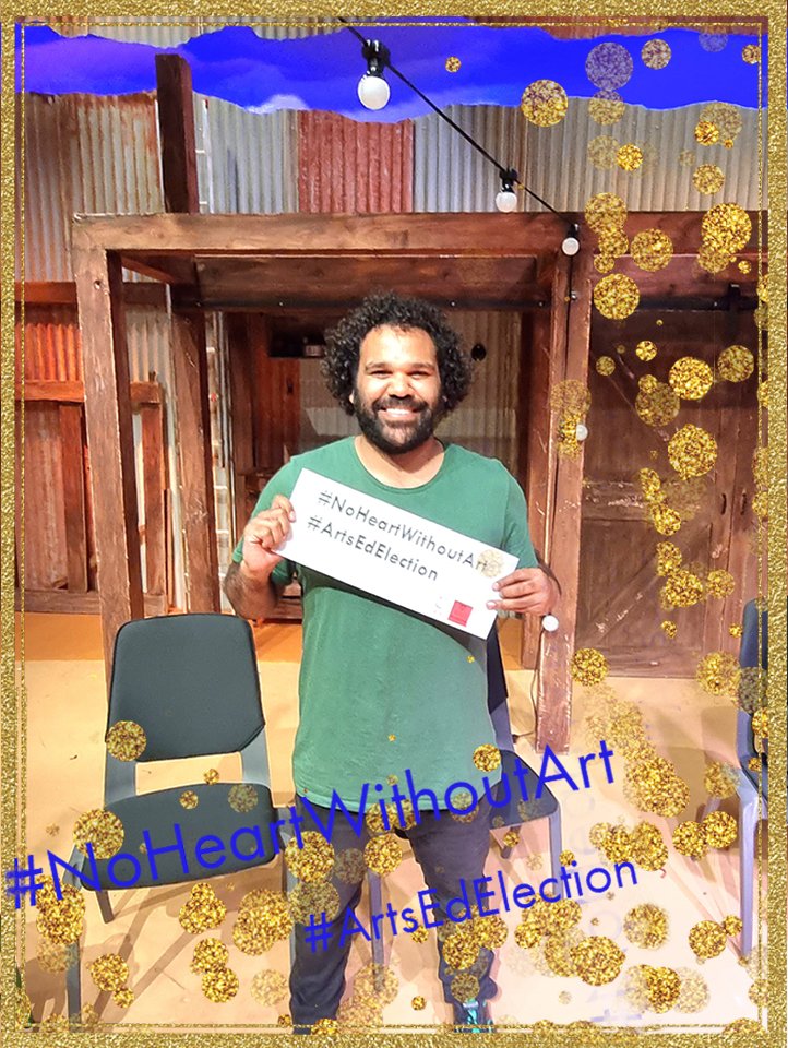 CreateSydney's tweet image. Thanks so much Neville Williams-Boney for bringing your talent to our panel, with the reminder that 'interdisciplinary' for First Nations peoples is just called 'life'. #ArtsEdElection #NoHeartWithoutArt #FundTheArts