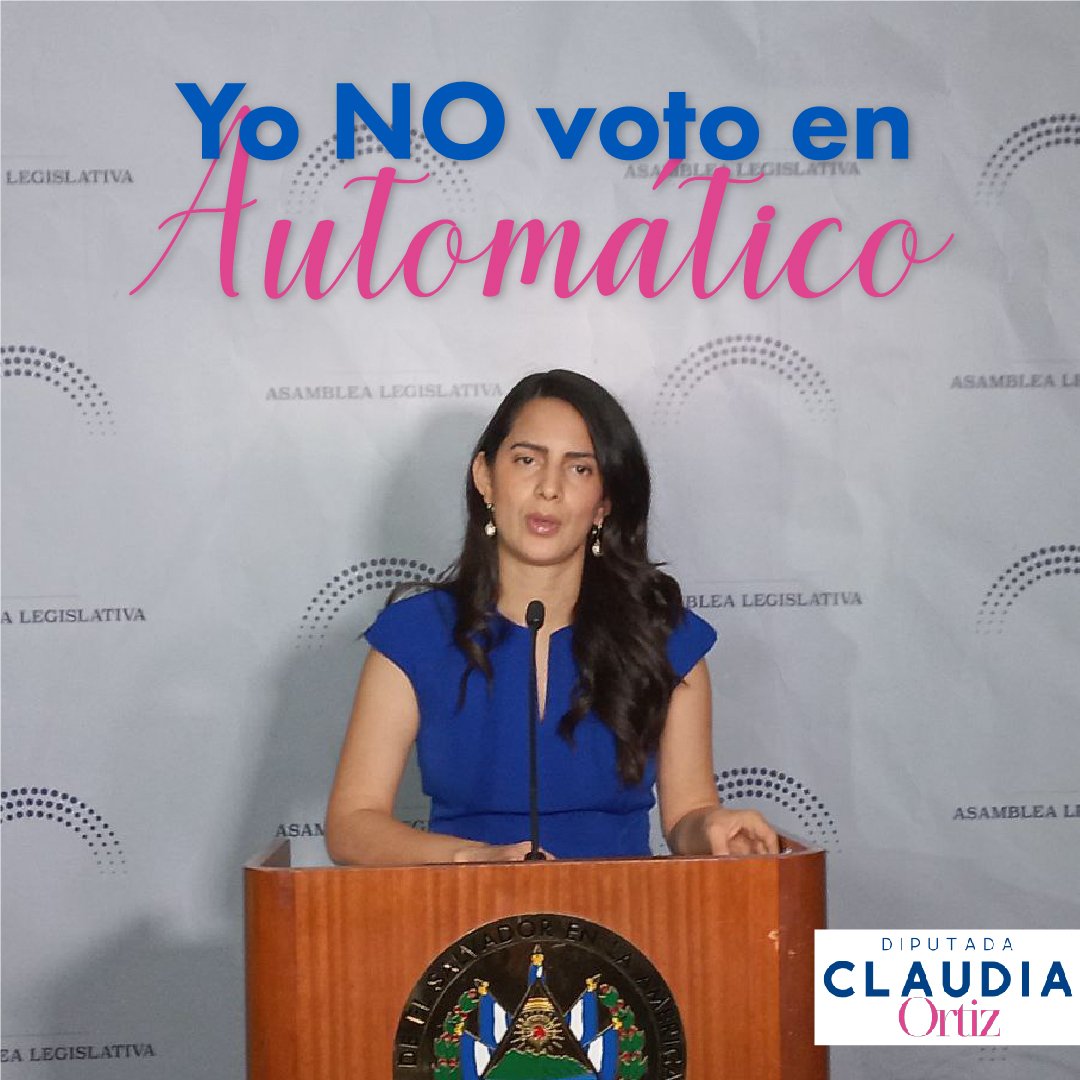ClaudiaOrtizSV's tweet image. Algunos aprietan el botón en automático porque representan a su líder. Yo estudio cada pieza porque quiero representarte a ti de la mejor manera. 🤝

#RendiciónDeCuentas