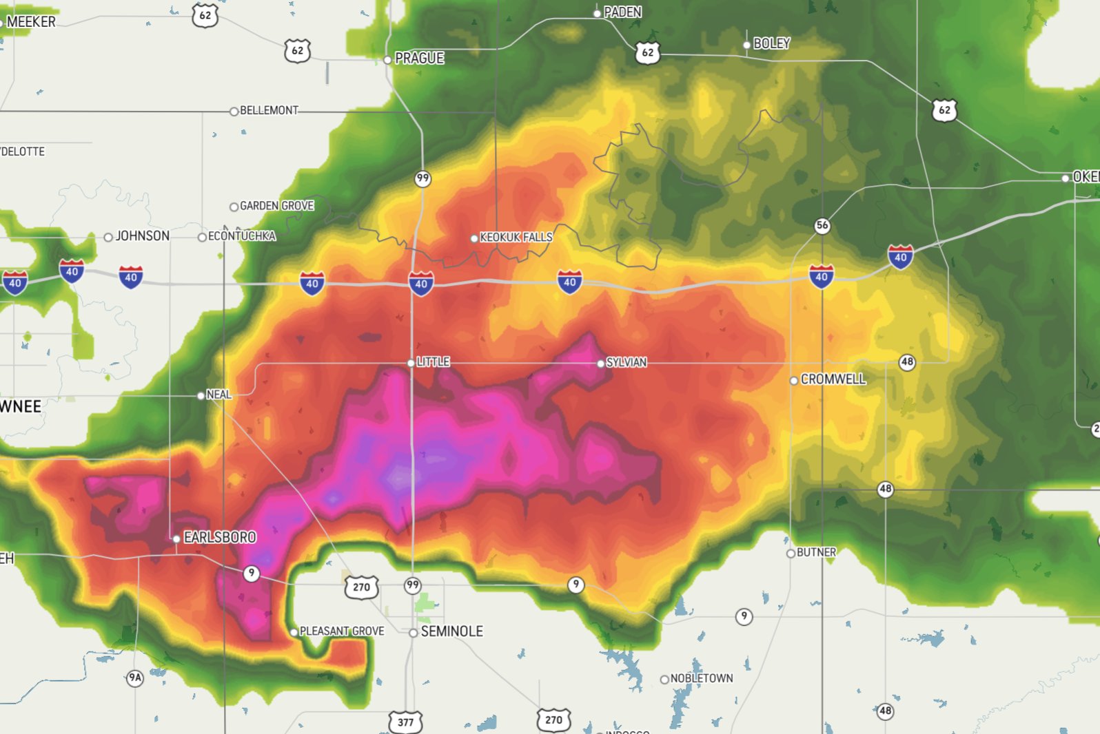 Breaking Weather by AccuWeather on Twitter "The Seminole, Oklahoma