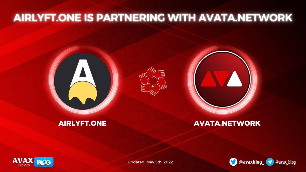 avaxblog_'s tweet photo. 🚀@airlyftone is partnering with @avatanetwork 

👏#AvataNetwork is a concise #DeFi platform that integrates Launchpad, AMM DEX &amp; lending protocol on @avalancheavax 

Expect the following implementations:
🌟Social integrations 
🌟Quiz module
🌟Whitelisting

#AVAXBlog #AVAX $AVAX https://t.co/kJ2SPXXZUg