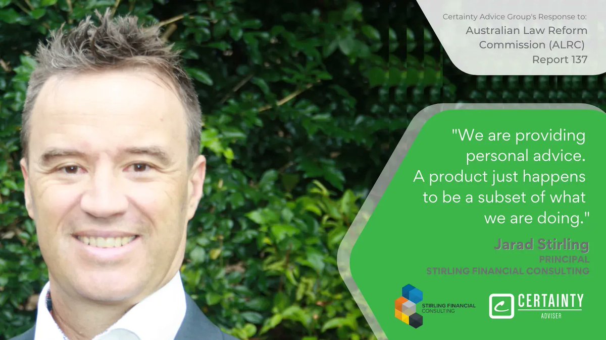 Jarad had the opportunity to join Jim Stackpool and other #CertaintyAdvisers in a collaborative response to the recent call from the #ALRC regarding changes to the #financialadvice legislation. Details to the ALRC Report 137: bit.ly/3kC42OP
#dreamwithyoureyeswideopen
