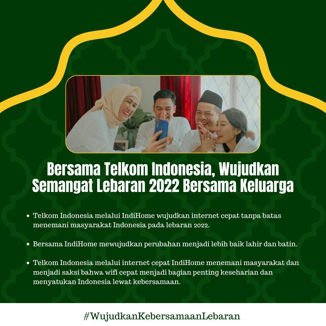Evenayy1's tweet photo. Terimakasih banget Telkom Indonesia Lebaran jadi lebih semangat karena Internet cepat tanpa batas
#WujudkanKebersamaanLebaran https://t.co/qNhzsT7I9g