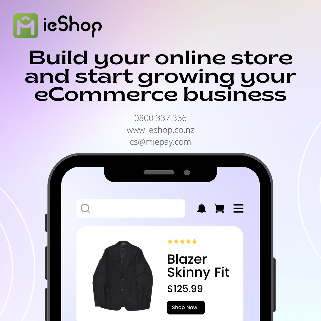 pay_ie's tweet photo. Build your online store and start growing your eCommerce business.

For more information and apply, please call 0800 337 366 or email cs@miepay.com or visit https://t.co/GXsfUSmTub.

#payment #integration #paymentsolution #businesssolution #retail #b2b #b2c #pos #wechatpay https://t.co/xcoBJZgn0h