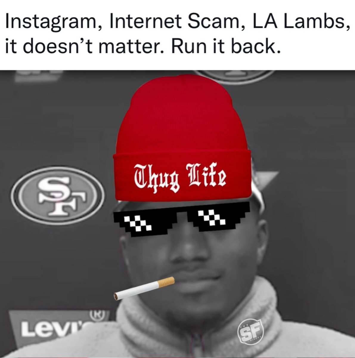 TheSFNiners's tweet photo. RUN IT BAAACK 🗣🗣🗣 

#DaddyDeebo | #49ers https://t.co/mNm7aWtmbx