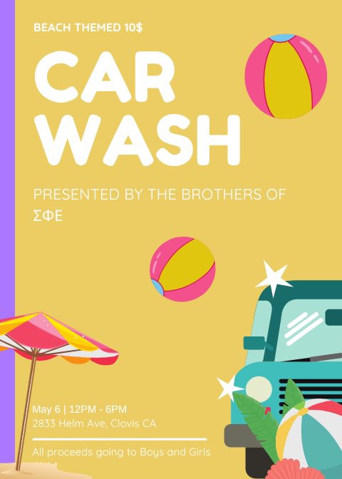 Come support our philanthropy this Friday!