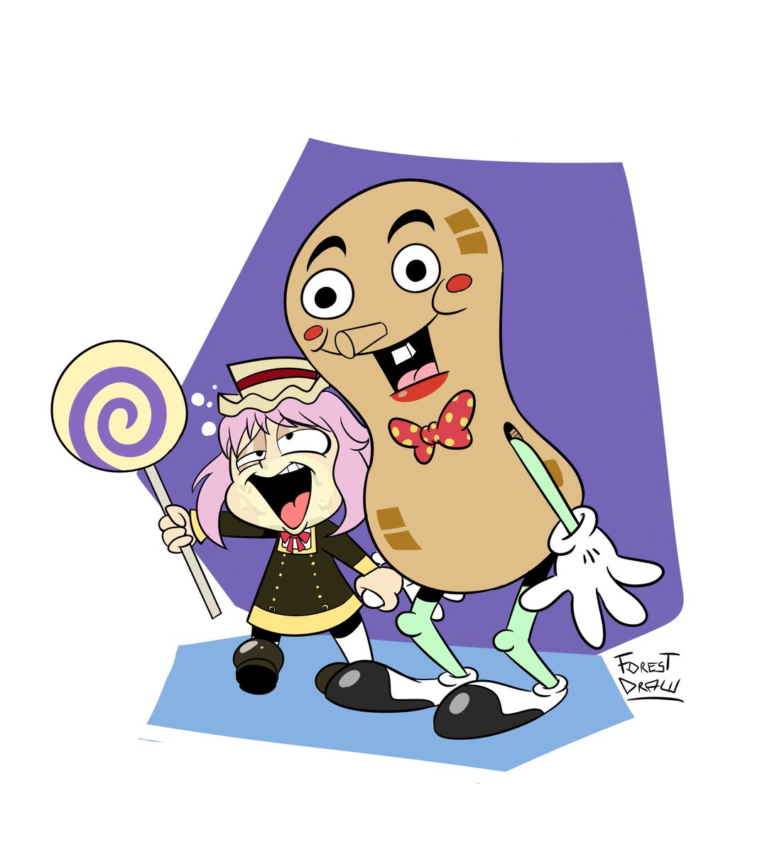 Forest_Draw's tweet photo. Anya like peanuts.
She's a goofygoober now.
#AnyaForger #SPYxFamily #Goofygoober #Spongebob #Anime #Cartoon https://t.co/cAtmoirzhp
