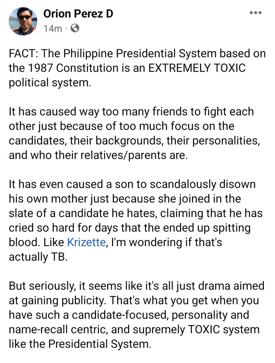 Jasnoza's tweet image. yes to constitutional reform. yes to federal-parliamentary system. @bongbongmarcos @indaysara @giboteodoro ✌️👊❤💚 #FederalParliamentarySystem #SystemMatters #ContitutionalReform