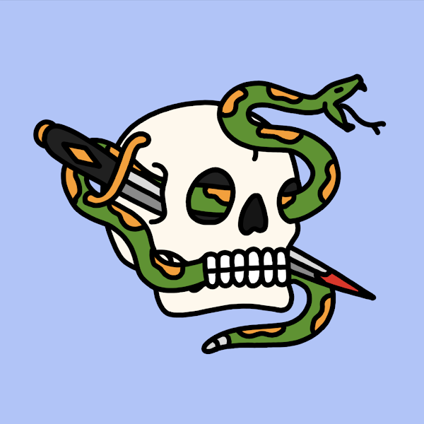 Theres about 10 Head of the Dead tokens left by <a href="/brunolevytattoo/">Bruno Levy</a> - might be the last chance to grab. brunolevy.xyz