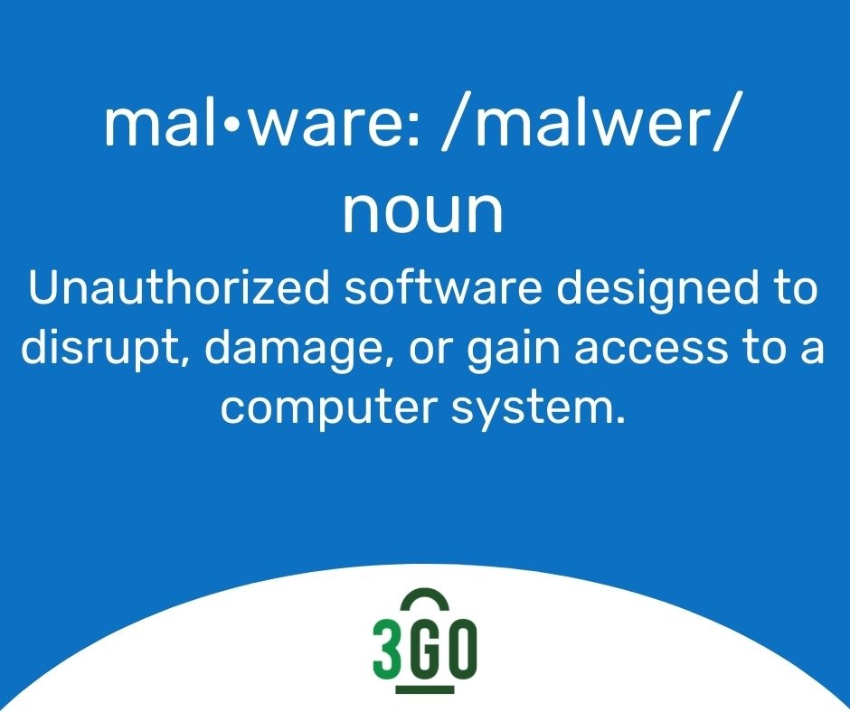 Malware is just one method the bad guys use to steal from people online. #Get3GO