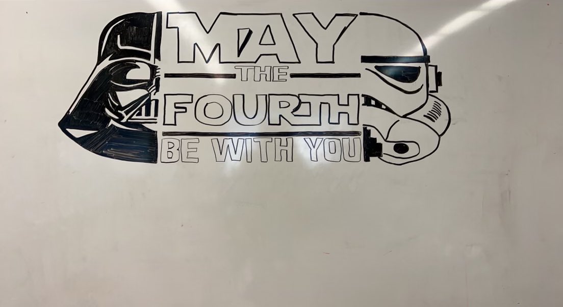 The force was strong at <a href="/GrayLearners/">GrayElemSchool</a> today, May the Fourth.