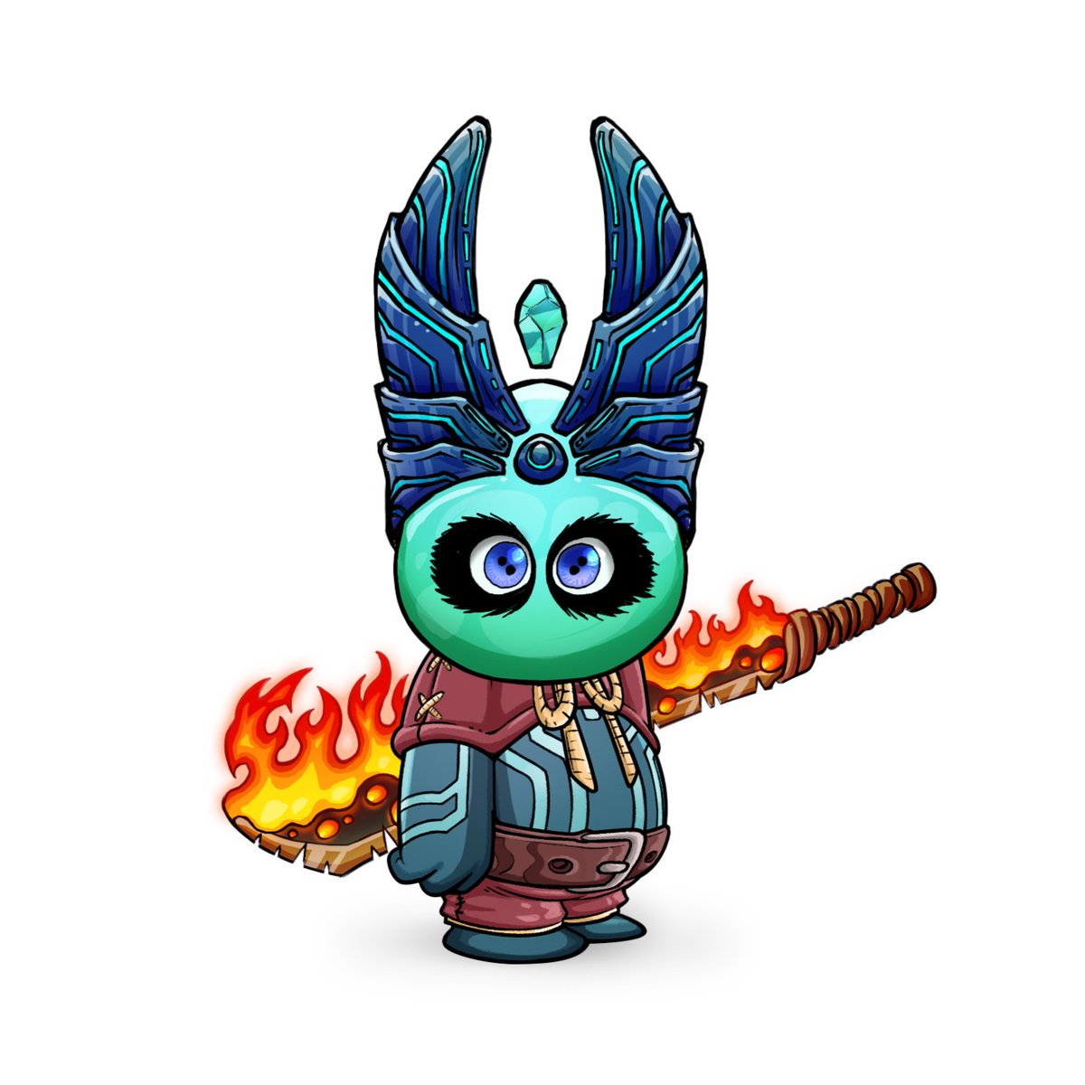 RealPapii's tweet photo. 🚨🚨 BING BONG - KODA MOVES 🚨🚨

Ya'll thought I'd go a day without some type of NFT move... nah

Just traded a CloneX and a Koda for this #276 rarity Koda 😍😍

The weapon is 0.01% rarity and there are only 12 in the entire Koda collection 🔥🔥🔥

FIRED UP #Kodas @OthersideMeta https://t.co/nj9LpapMe7