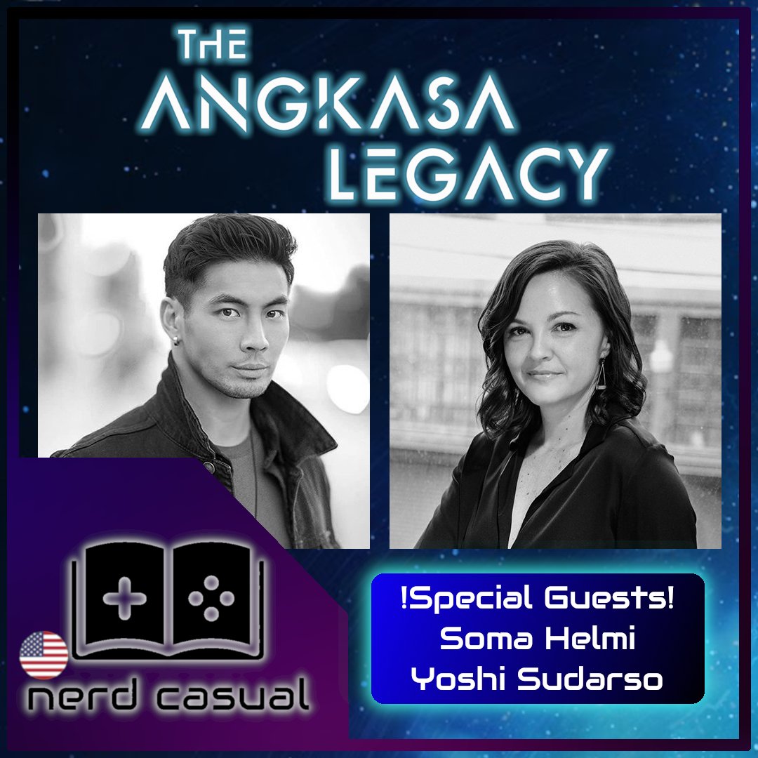 In this week's episode I chatted with Soma Helmi (@somahelmi) and Yoshi Sudarso (@yoshi_sudarso) about their short film, The Angkasa Legacy.  

Listen🔻
bit.ly/3vHVyfz

#AAPI #AsianAmericanPacificIslanderHeritageMonth #nerdCasual #TheAngkasaLegacy #podcast #indiefilm