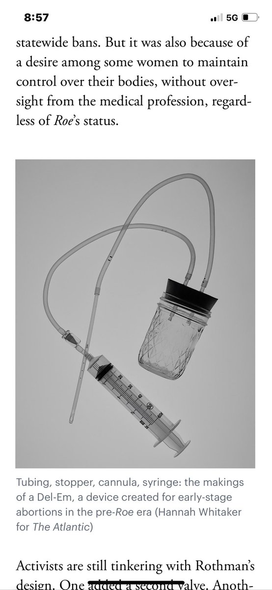 momoonla's tweet photo. The LA Times has an obit for #HarveyKarman, google it! His #KarmanCannula was his response to a fellow female psych student’s suicide due to unwanted implantation. The #DelEm was developed using his technique. 70’s feminist activists knew what to do then, like we know now. 💪 https://t.co/gYeQzfeZAW