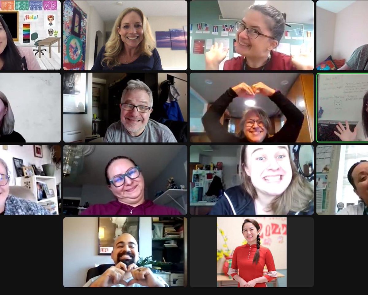 OWLanguage's tweet photo. So many amazing moments with you all! We celebrate you and all the hard work, dedication and love you pour into your students. #yourweek #loveyou #teacherlife #wlteachers #teachers https://t.co/2rr5KD2821