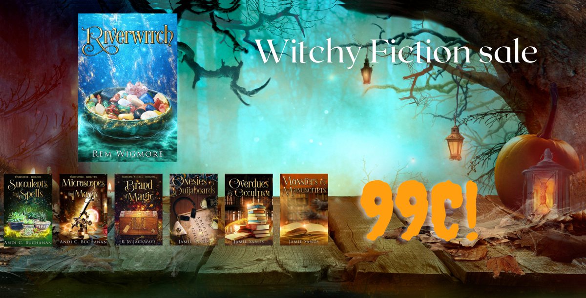 Riverwitch and some of our other @witchyfiction titles are on sale for 99c for another few days! witchyfiction.com/may-sale/