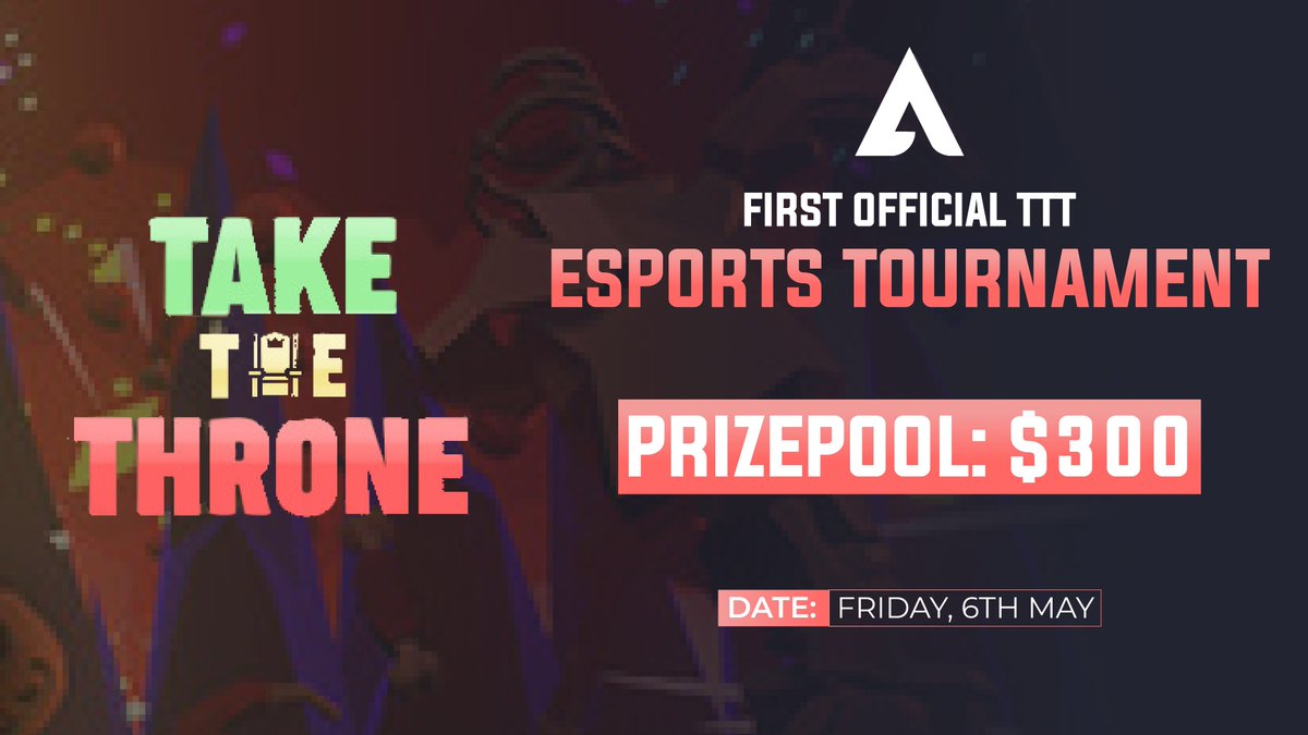 Take the Throne is running our first tournament this Friday, May 6th at 4pm PST. 

The prize pool for this tournament is $300, with additional in-game rewards such as exclusive skins and player titles!

Sign up for this tournament on our discord!
discord.gg/4aZHrFCad9