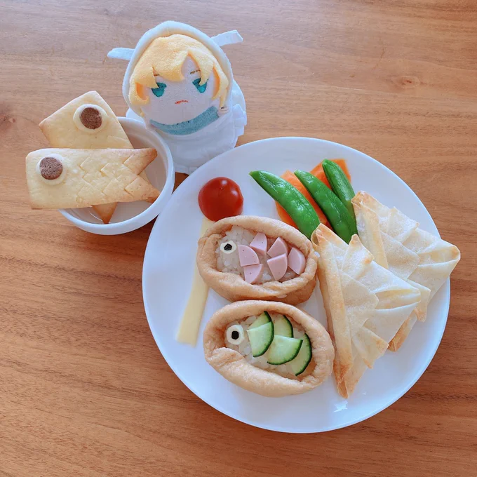 もちんばちゃん作こどもの日プレート 